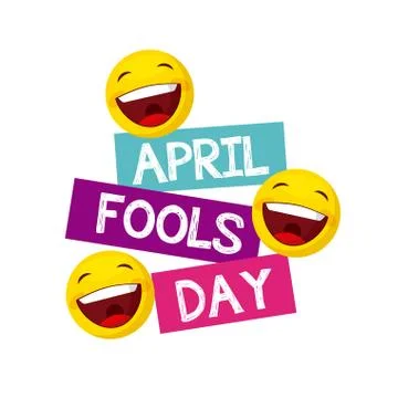 April fools day design Ilustração Stock