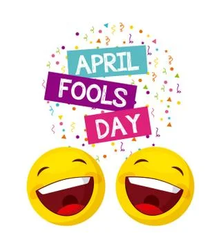 April fools day design Ilustração Stock