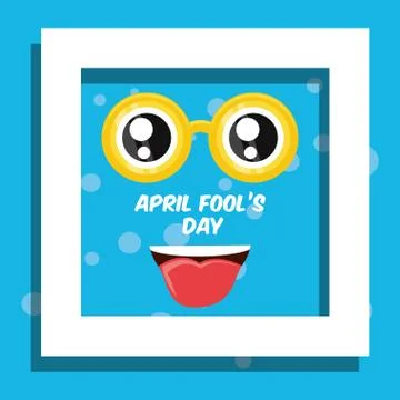 April fools day design Ilustração Stock