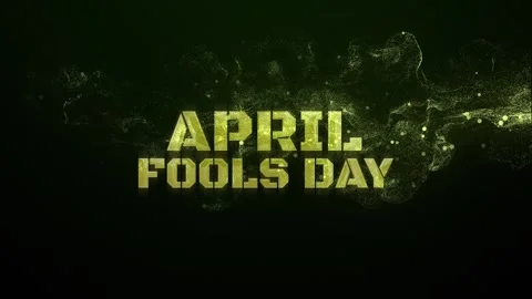 April Fools day Gold Stock-Footage 341883298