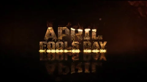 April Fools day Hot And Gold Stock-Footage 341883262
