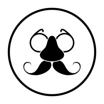 April Fool's Day Icon Stock Illustration