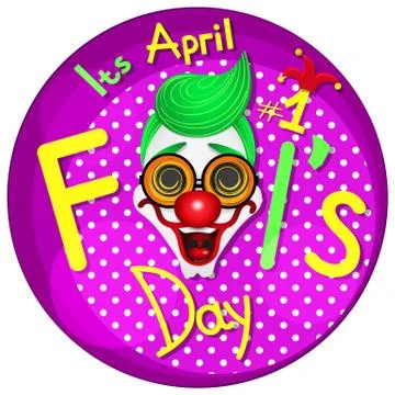 April Fools Day. Stock Illustration