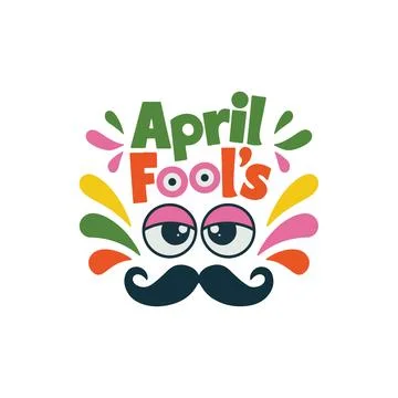 April Fools' Day Vector Design Fun &amp; Playful Jester Theme Ilustración de archivo