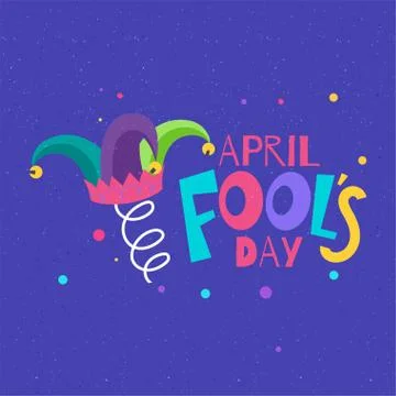 April fools poster Stock Illustration