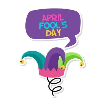 April fools poster Stock Illustration