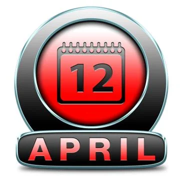 April Stock Illustration