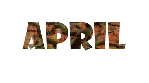 APRIL Stock Illustration