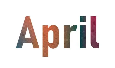 April Stock Illustration