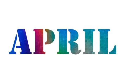 APRIL Stock Illustration