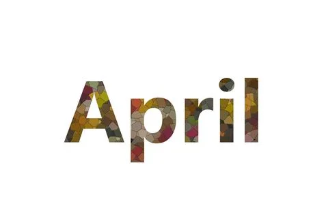 April Stock Illustration