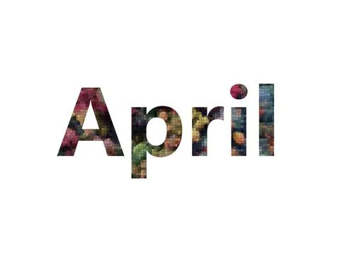 April Stock Illustration