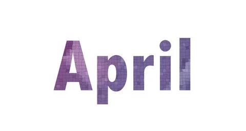 April Stock Illustration