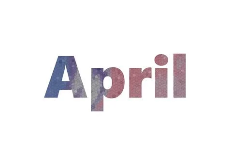 April Stock Illustration