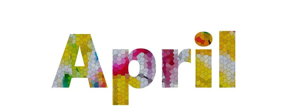 April Stock Illustration