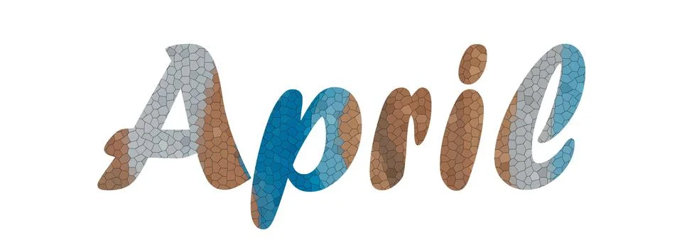 April Stock Illustration