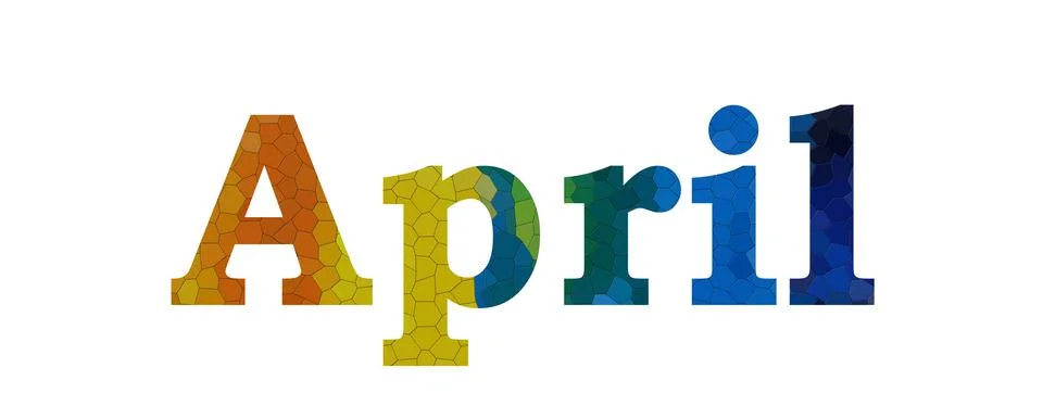 April Stock Illustration