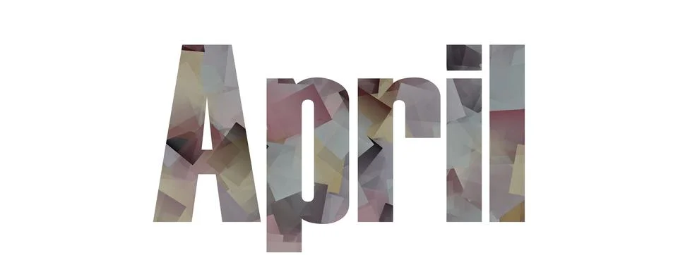 April Stock Illustration