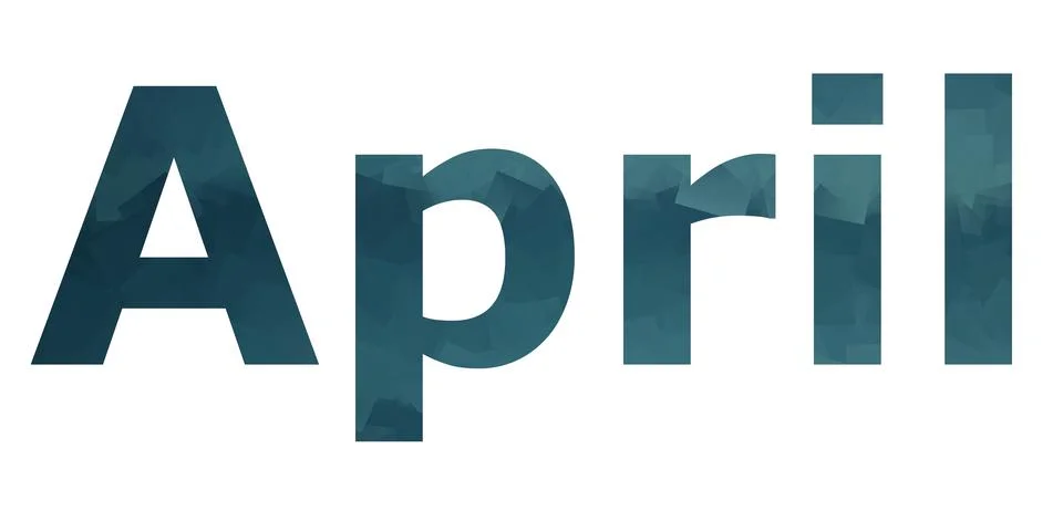 April Stock Illustration