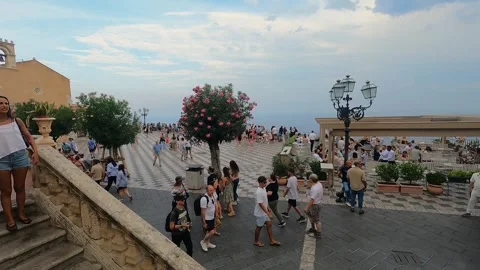 April IX square in Sicily Stock-Footage 332641775