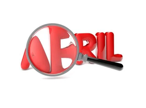 April month Stock Illustration