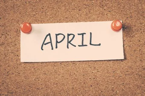 April Foto stock