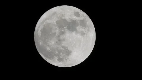 April Pink Moon Dazzles Sky Watchers Worldwide 2 Video stock 332033877