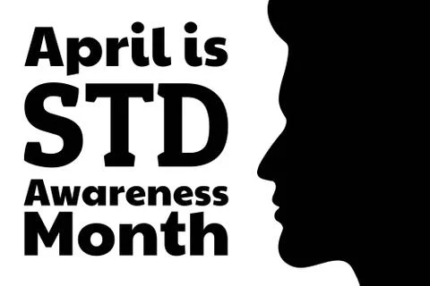 April is STD Awareness Month concept. Sexually Transmitted Diseases. Template Stock Illustration