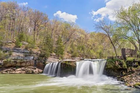 April at the Upper Cataract Stock Photos