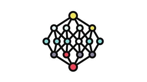 Apriori algorithm color icon animation Stock Footage 326103468