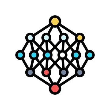 Apriori algorithm color icon vector illustration イラスト素材