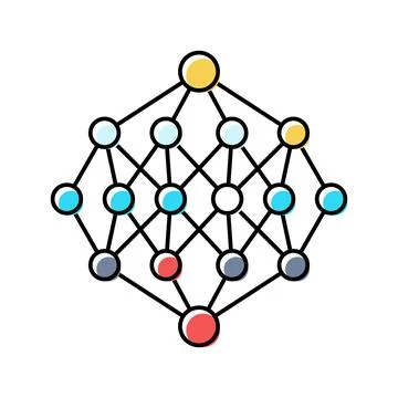 Apriori algorithm color icon vector illustration イラスト素材