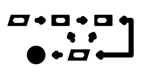 Apriori algorithm glyph icon animation 스톡 동영상 326741526