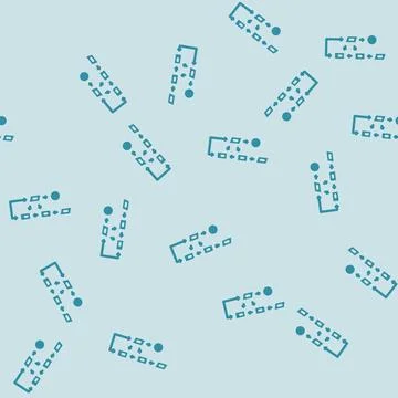 Apriori algorithm glyph vector seamless pattern イラスト素材