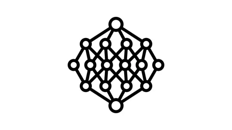 Apriori algorithm line icon animation Stock Footage 326130161