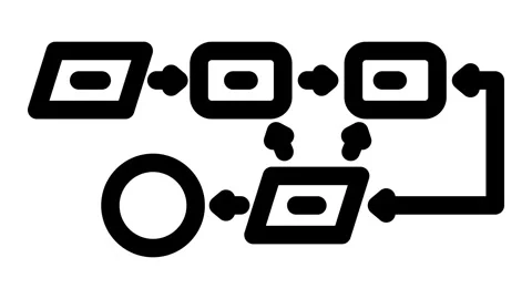 Apriori algorithm line icon animation Stock-Footage 326758025