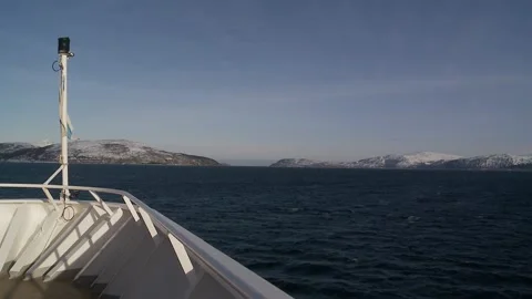 Aproaching Tromso Stock Footage 155453372