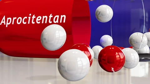 Aprocitentan Capsule- Slow-motion Vídeos de archivo 344194690