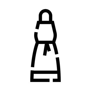 Apron for cooking and kitchen protective wear Illustration