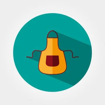 Apron icon Stock Illustration
