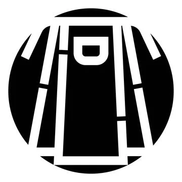 Apron uniform protecting chef or worker clothing Stock Illustration