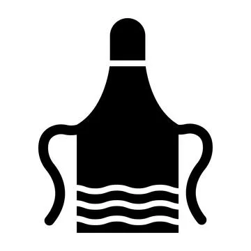 Apron Vector Icon Design Illustration Stock Illustration