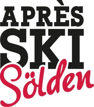 Aprs Ski Slden Stock Illustration