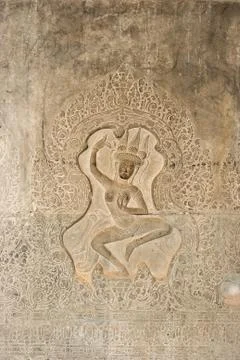 Apsara dance Stock Photos