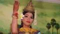 Apsara dancer in restaurant in Siem Reap, Cambodia HD Footage