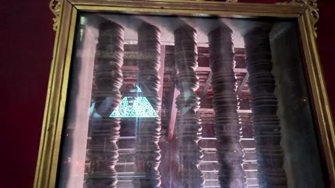 Apsara Theatre, Angkor Wat Pillars in Window Frame! Siem Reap, Wat Bo 291124 Stock Footage 294466736