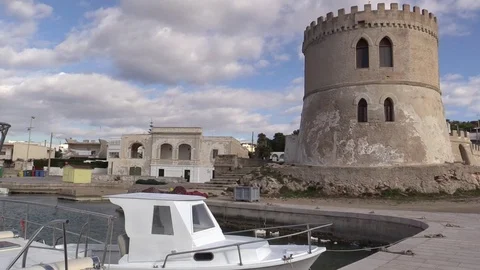 Apulia, Salento Torre Vado 스톡 동영상 71972367