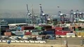 Aqaba sea port along Gulf of Aqaba in Red Sea, Jordan HD Footage