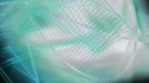 Aqua and blue grids looping Stock Footage 8684062