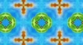 Aqua and gold motion pattern, loop HD HD Footage